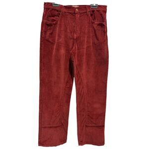 WE THE FREE Risk Taker High Rise Straight Corduroy Women’s Pants Size 32